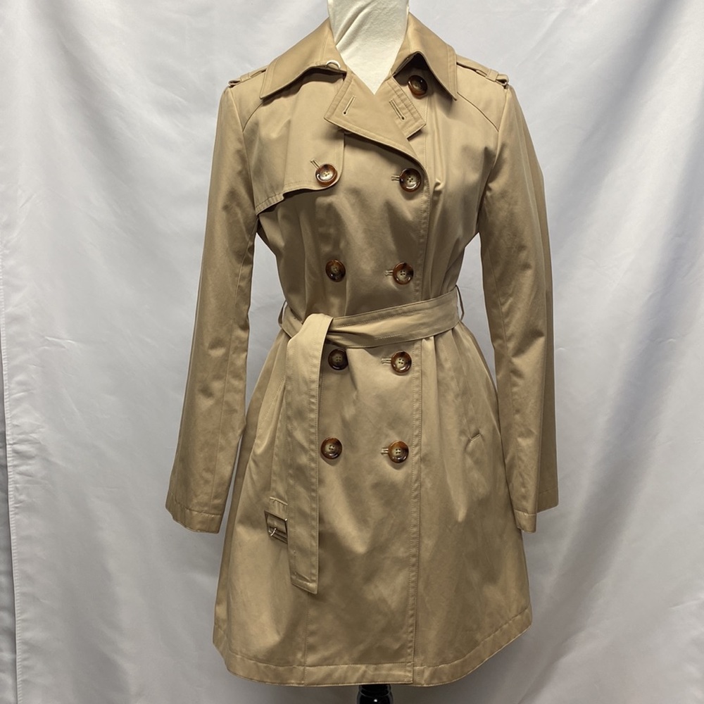 Michael Kors Trench Coat Khaki Small